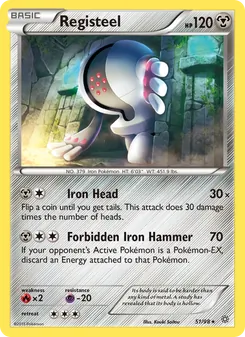 Registeel, Ancient Origins No. 51 Normal