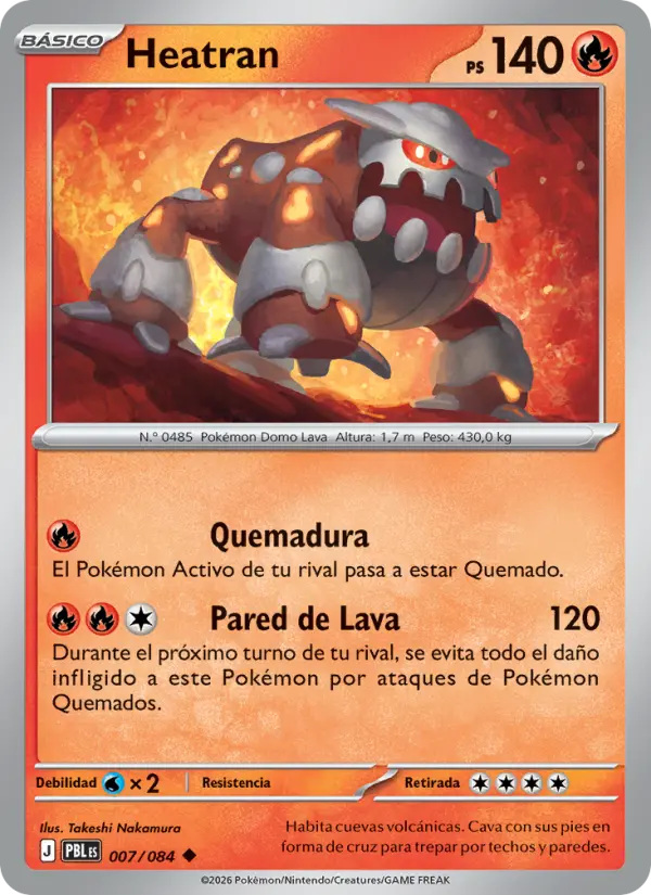 Heatran, Oscuridad Absoluta Nº 007