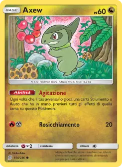 Axew, Sintonia Mentale No. 154 Normal