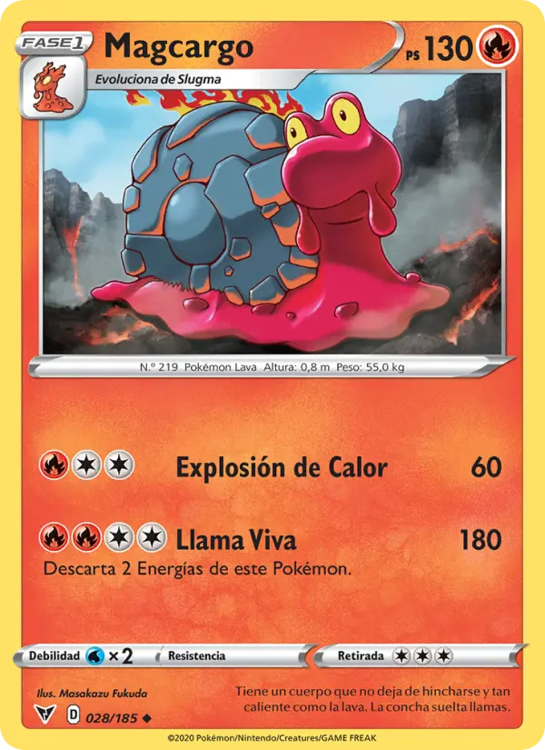 Magcargo, Voltaje Vívido No. 28