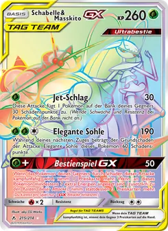Schabelle & Masskito GX, Kräfte im Einklang Nº 215 Normal