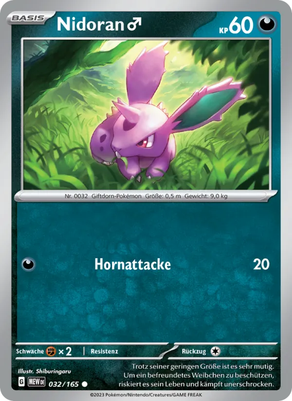 Nidoran♂, 151 Nº 032