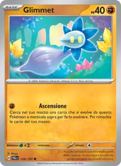 Glimmet, Evoluzioni a Paldea Nº 124 Normal