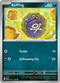 Koffing, Journey Together Nº 091 Normal