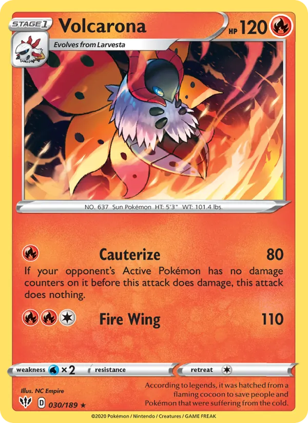 Volcarona, Darkness Ablaze No. 30
