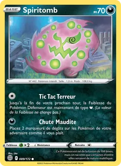 Spiritomb, Stars Étincelantes Nº 089 Normal