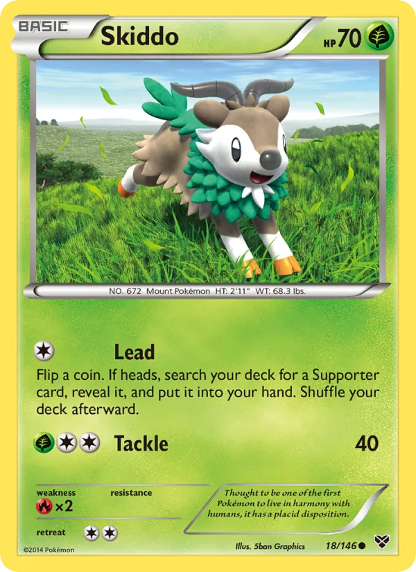 Skiddo, XY Nº 18