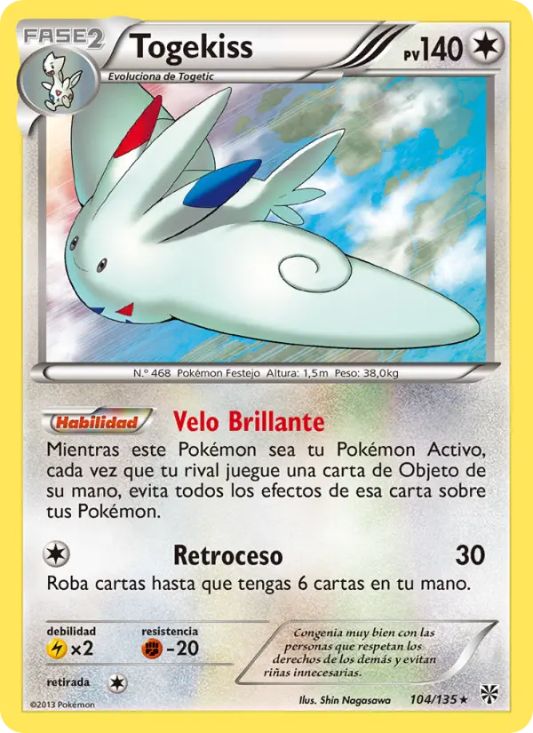 Togekiss, Tormenta Plasma Nº 104