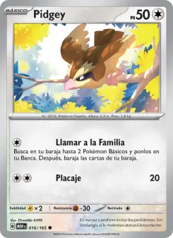 Pidgey, 151 No. 016 Normal