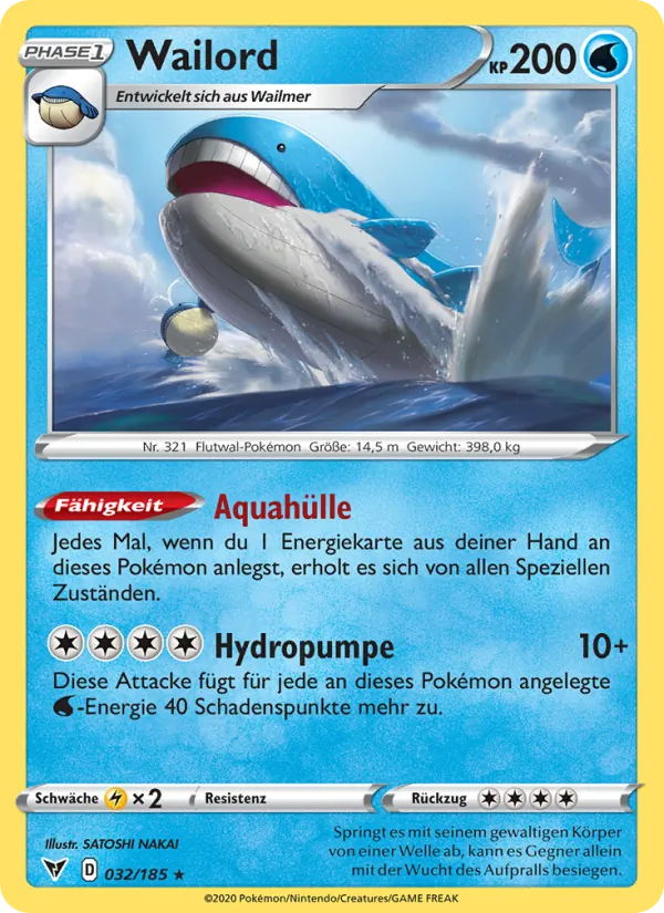 Wailord, Farbenschock No. 32