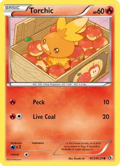 Torchic, Legendary Treasures No. RC5
