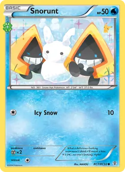Snorunt, Generations No. RC7