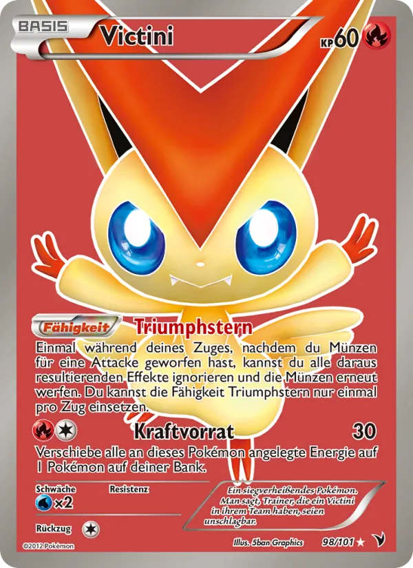 Victini, Königliche Siege No. 98