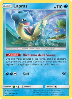 Lapras, Sintonia Mentale Nº 36 Normal