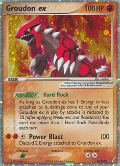 Groudon ex, Crystal Guardians No. 93 Holo