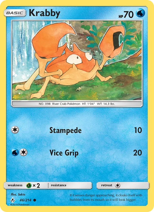 Krabby, Unbroken Bonds Nº 46