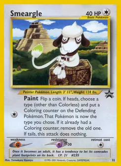 Smeargle, Wizards Black Star Promos Nº 32 Normal