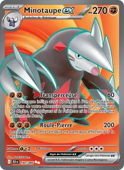 Minotaupe-ex, Foudre Noire Nº 160 Holo