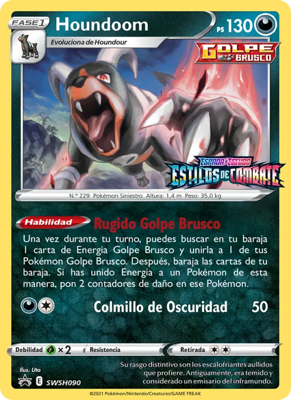 Houndoom, Cartas de promoción ESES Nº SWSH090