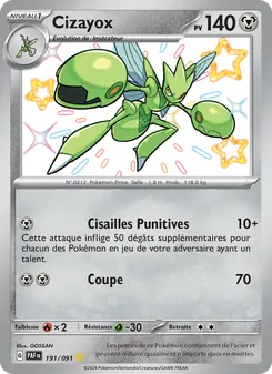 Cizayox, Destinées de Paldea No. 191 Holo