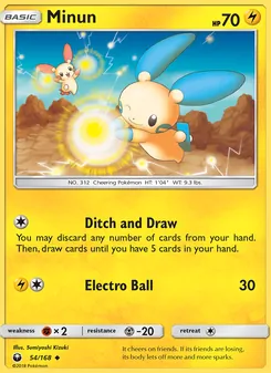 Minun, Celestial Storm No. 54 Normal