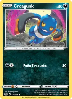Croagunk, Tempestad Plateada Nº 109 Normal