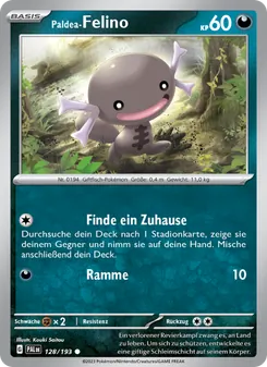 Paldea-Felino, Entwicklungen in Paldea No. 128 Normal