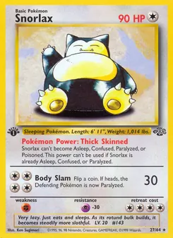 Snorlax, Jungle Nº 27 Normal