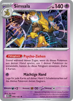 Simsala, Mega-Entwicklung Nº 056 Holo
