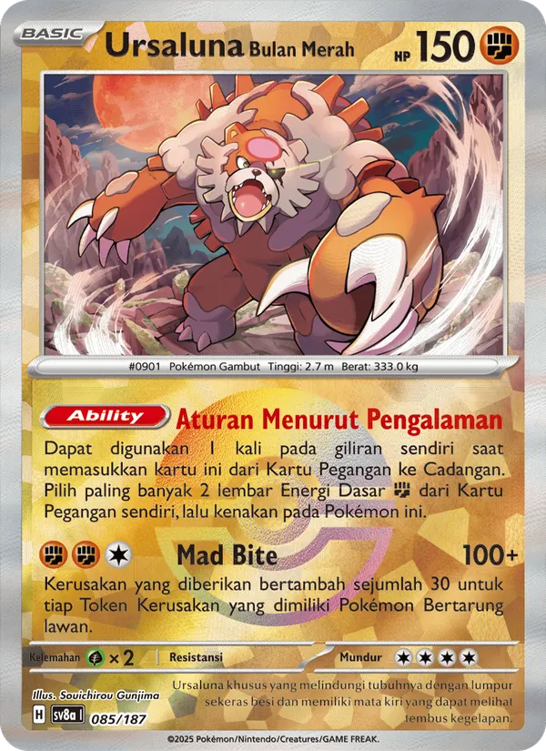 Ursaluna Bulan Merah, Festival Terastal ex Nº 085