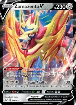 Zamazenta V, Espada y Escudo Nº 139 Holo