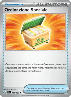 Ordinazione Speciale, Cronoforze Nº 143 Normal