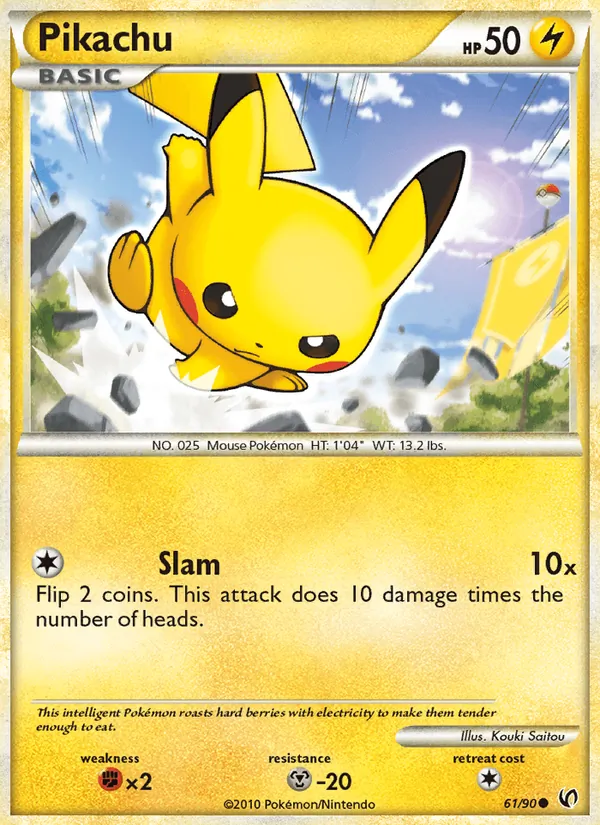 Pikachu, Undaunted No. 61