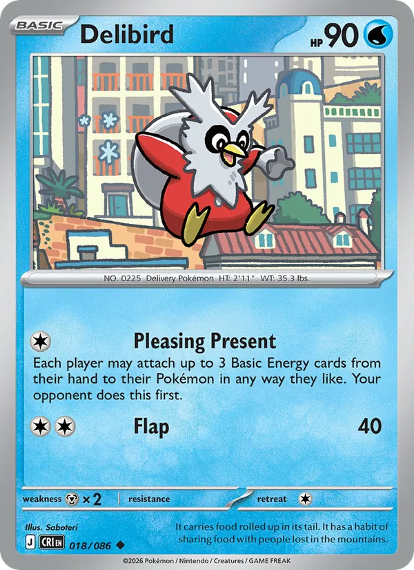 Delibird, Chaos Rising Nº 018