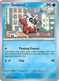 Delibird, Chaos Rising Nº 018 Normal