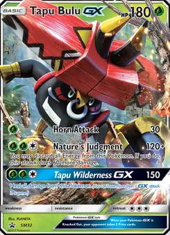 Tapu Bulu GX, SM Black Star Promos No. SM32 Normal