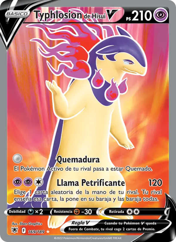 Typhlosion de Hisui V, Resplandor Astral No. 169