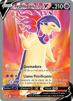 Typhlosion de Hisui V, Resplandor Astral Nº 169 Holo