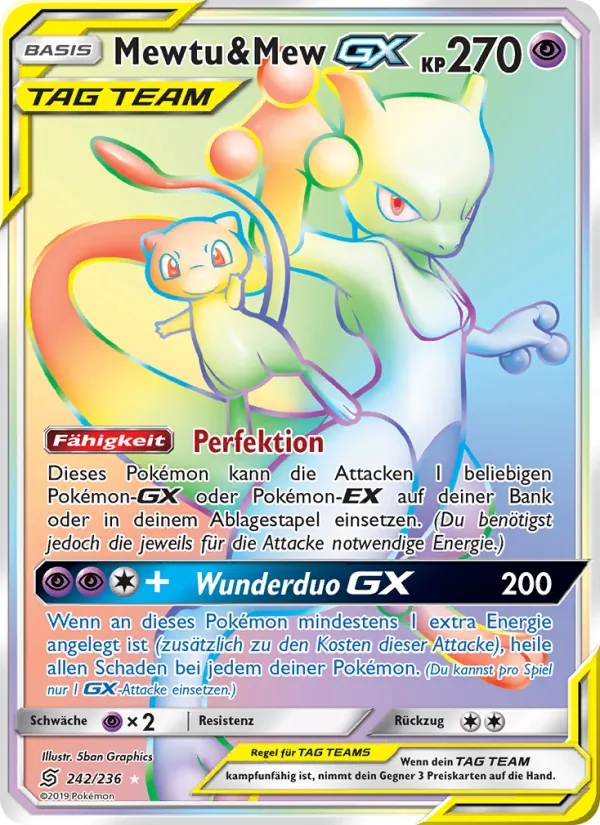 Mewtu & Mew GX, Bund der Gleichgesinnten No. 242