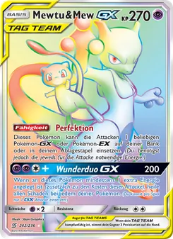 Mewtu & Mew GX, Bund der Gleichgesinnten No. 242 Normal