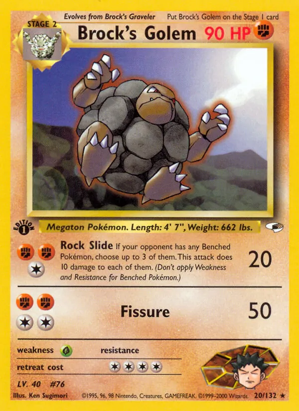 Brock's Golem, Gym Heroes No. 20
