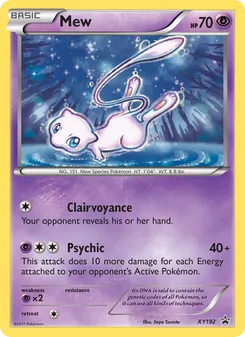 Mew, XY Black Star Promos No. XY192 Normal