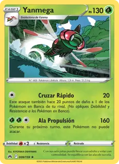 Yanmega, Cenit Supremo No. 009 Normal