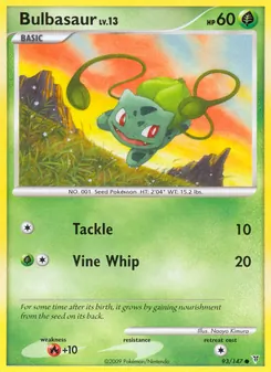 Bulbasaur, Supreme Victors Nº 93 Holo