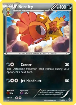 Scrafty, Flashfire No. 59 Normal