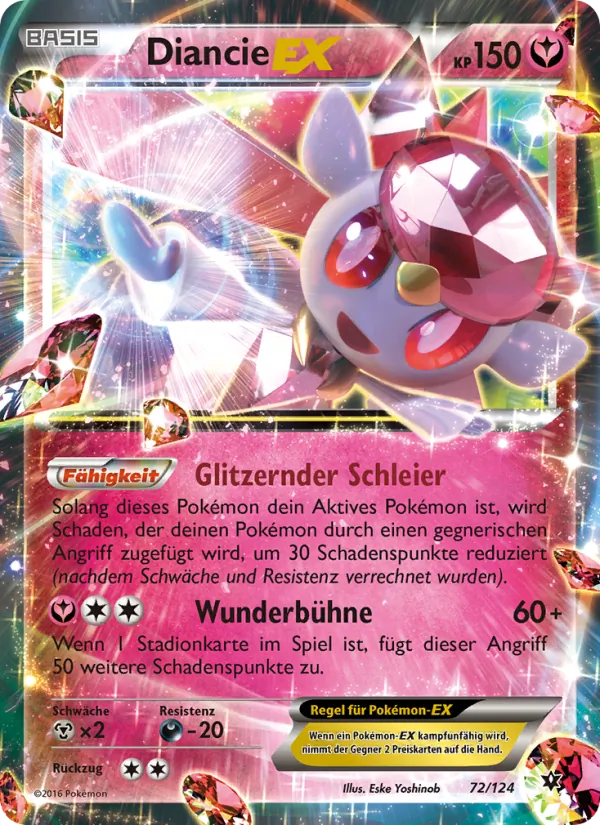 Diancie EX, Schicksalsschmiede Nº 72