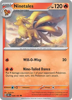 Ninetales, Obsidian Flames No. 029 Normal