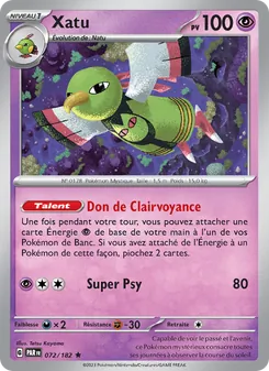 Xatu, Faille Paradoxe No. 072 Holo