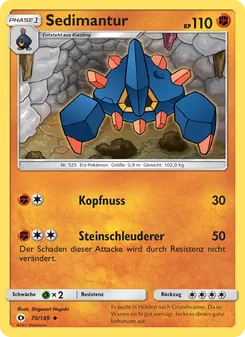 Sedimantur, Sonne & Mond Nº 70 Normal