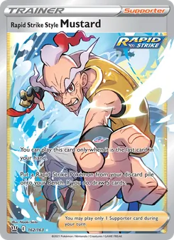 Rapid Strike Style Mustard, Battle Styles No. 162 Holo